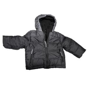 NWT Rothschild 12m puffer jacket with hood Double layer zipper front